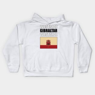 Flag of Gibraltar Kids Hoodie